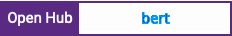 Open Hub project report for bert