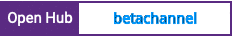 Open Hub project report for betachannel