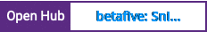 Open Hub project report for betafive: Snippets and Tools