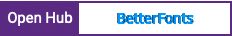 Open Hub project report for BetterFonts
