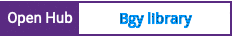 Open Hub project report for Bgy library