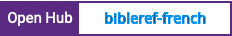 Open Hub project report for bibleref-french