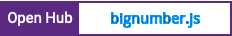 Open Hub project report for bignumber.js