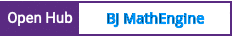 Open Hub project report for BJ MathEngine