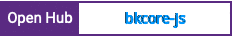 Open Hub project report for bkcore-js