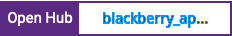 Open Hub project report for blackberry_app_settings
