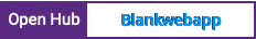 Open Hub project report for Blankwebapp