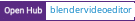 Open Hub project report for blendervideoeditor