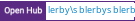 Open Hub project report for blerby's blerby