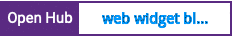 Open Hub project report for web widget blip.pl