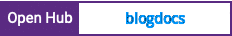 Open Hub project report for blogdocs