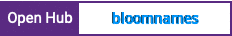 Open Hub project report for bloomnames