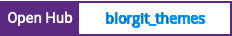 Open Hub project report for blorgit_themes