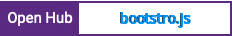 Open Hub project report for bootstro.js