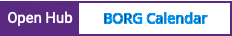 Open Hub project report for BORG Calendar