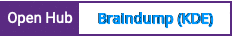 Open Hub project report for Braindump (KDE)