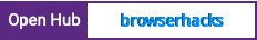 Open Hub project report for browserhacks