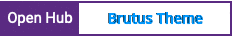 Open Hub project report for Brutus Theme
