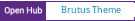 Open Hub project report for Brutus Theme