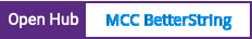 Open Hub project report for MCC BetterString