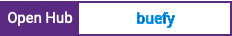 Open Hub project report for buefy