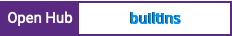 Open Hub project report for builtins