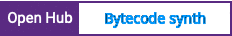 Open Hub project report for Bytecode synth