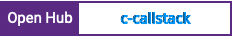 Open Hub project report for c-callstack