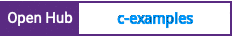 Open Hub project report for c-examples