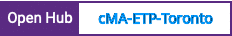 Open Hub project report for cMA-ETP-Toronto