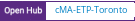 Open Hub project report for cMA-ETP-Toronto