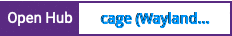 Open Hub project report for cage (Wayland kiosk)