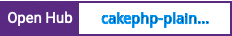 Open Hub project report for cakephp-plain-app