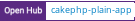 Open Hub project report for cakephp-plain-app