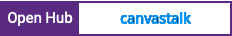 Open Hub project report for canvastalk