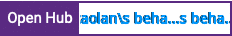 Open Hub project report for caolan's behaviors