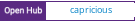 Open Hub project report for capricious