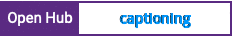 Open Hub project report for captioning