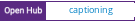 Open Hub project report for captioning