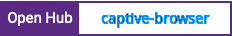 Open Hub project report for captive-browser