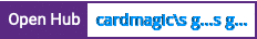 Open Hub project report for cardmagic's github-contest