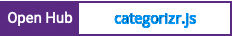 Open Hub project report for categorizr.js