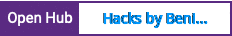 Open Hub project report for Hacks by Beni Cherniavsky