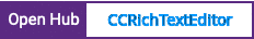 Open Hub project report for CCRichTextEditor