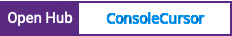 Open Hub project report for ConsoleCursor
