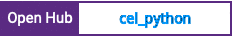 Open Hub project report for cel_python