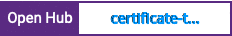 Open Hub project report for certificate-transparency