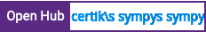 Open Hub project report for certik's sympy
