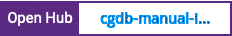 Open Hub project report for cgdb-manual-in-chinese