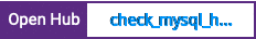 Open Hub project report for check_mysql_health